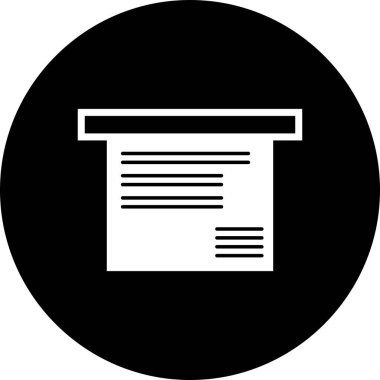 Vektör alımı simgesi illüstrasyonu