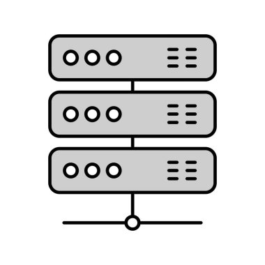 Vektör veri simgesi yaratıcı vektör tasarım şablonu
