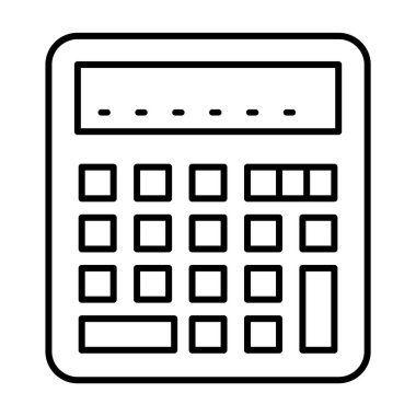 Projeniz için vektör hesap makinesi simgesi