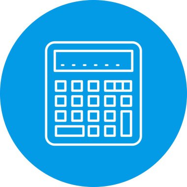 Projeniz için vektör hesap makinesi simgesi