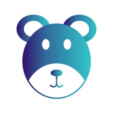 Projeniz için vektör ayı simgesi