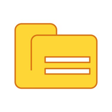  Vektör dizin simgesi, illüstrasyon