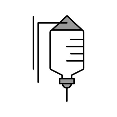 Projeniz için düz arkaplanda vektör damlatma simgesi