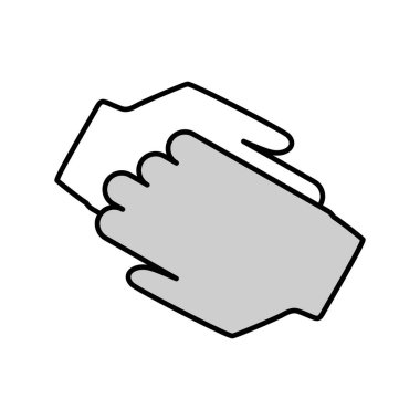  Projeniz için vektör el sıkışma simgesi