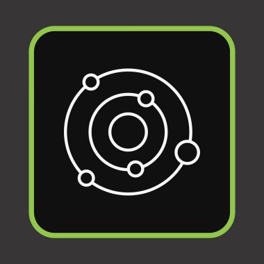  boşluk simgesi, vektör illüstrasyonu