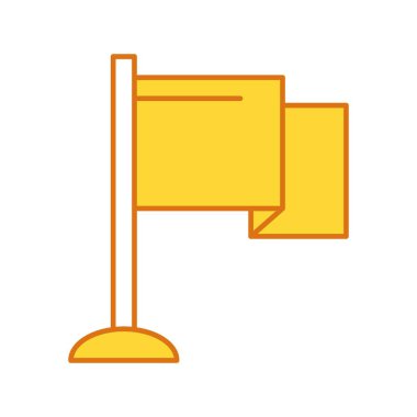 bayrak simgesi, web grafiği, vektör illüstrasyonu 