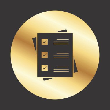 Projec 'iniz için kontrol listesi simgesi