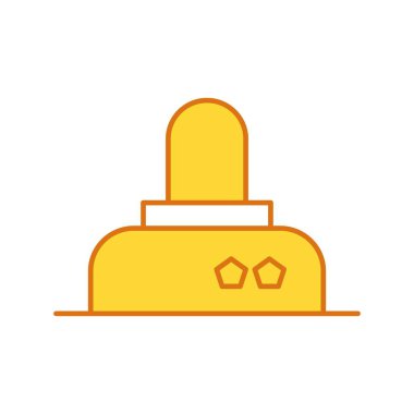 Web grafik çan simgesi, uyarı simgesinin vektör illüstrasyonu