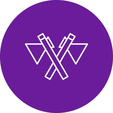 Projeniz için vektör balta simgesi