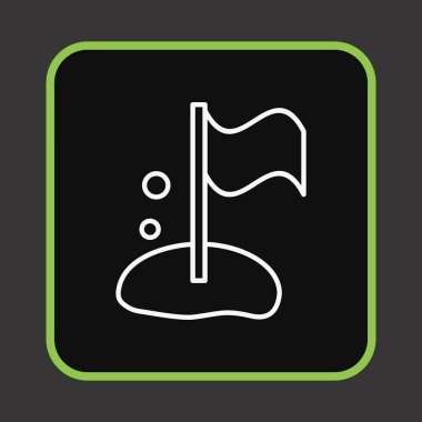 Grafik tasarımı, bayrak vektör illüstrasyonu