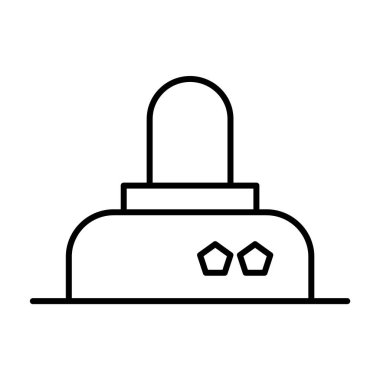 Web grafik çan simgesi, uyarı simgesinin vektör illüstrasyonu