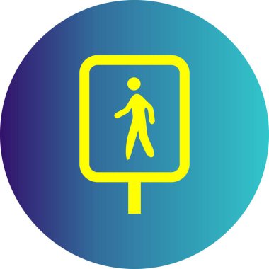  yol simgesi vektör illüstrasyonu