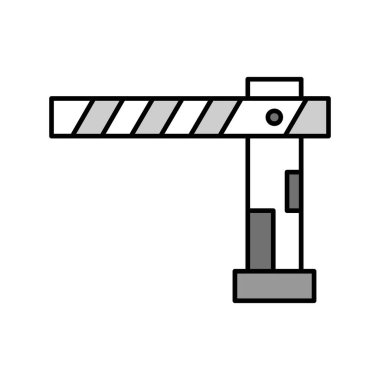  Projeniz için arkaplanda vektör engeli simgesi