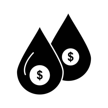 Petrol fiyatları vektör simgesi