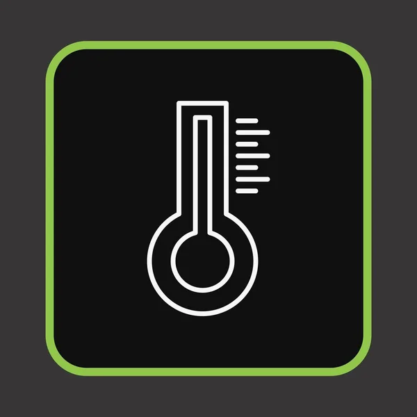 Thermometer Symbol Für Ihr Projekt — Stockvektor