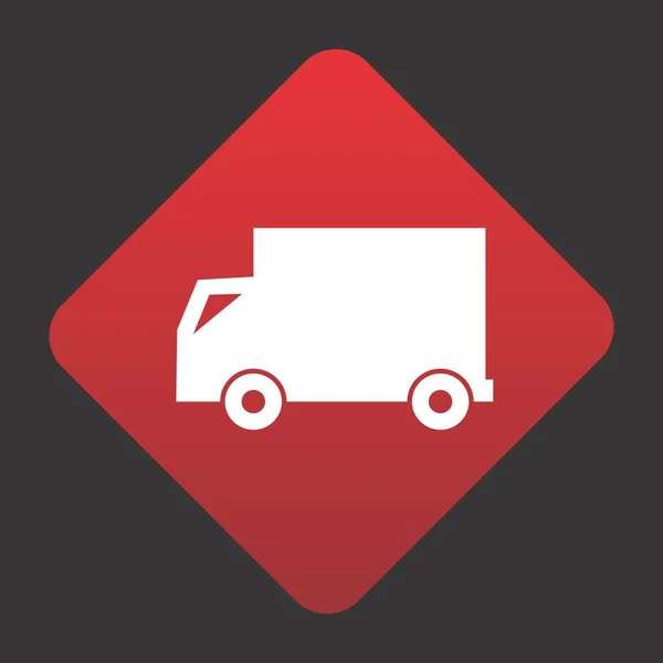 Truck Icoon Voor Project — Stockvector