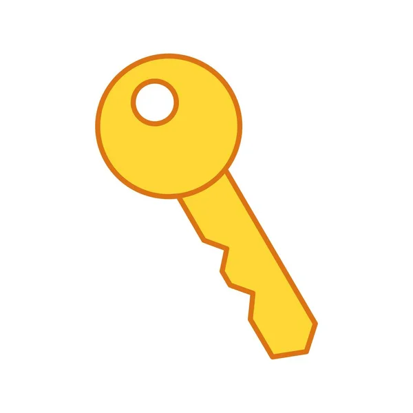 Vector Key Icoon Voor Project — Stockvector