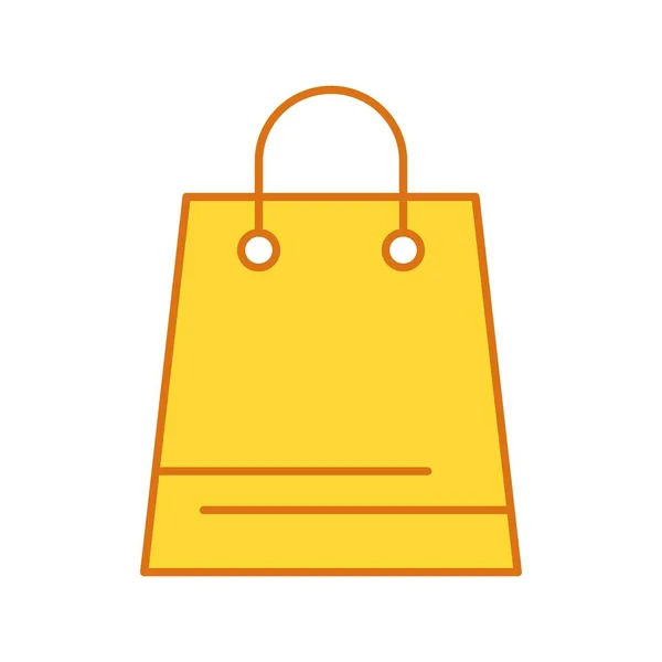 Icono Bolsa Compras Gráfico Web Ilustración Vectores — Archivo Imágenes Vectoriales