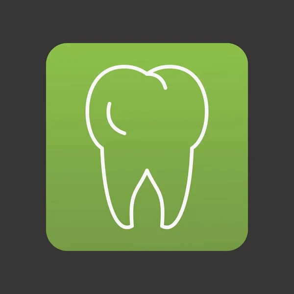 Icono Dental Para Proyecto — Vector de stock