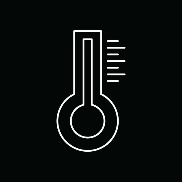 Vector Thermometer Icoon Voor Project — Stockvector