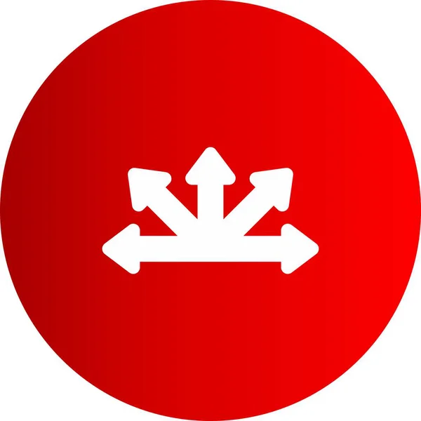 Kompleksowy Kierunek Arrow Ikona Dla Twojego Projektu — Wektor stockowy