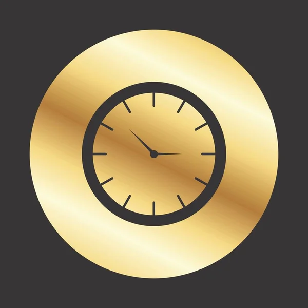 Icône Horloge Pour Votre Projet — Image vectorielle