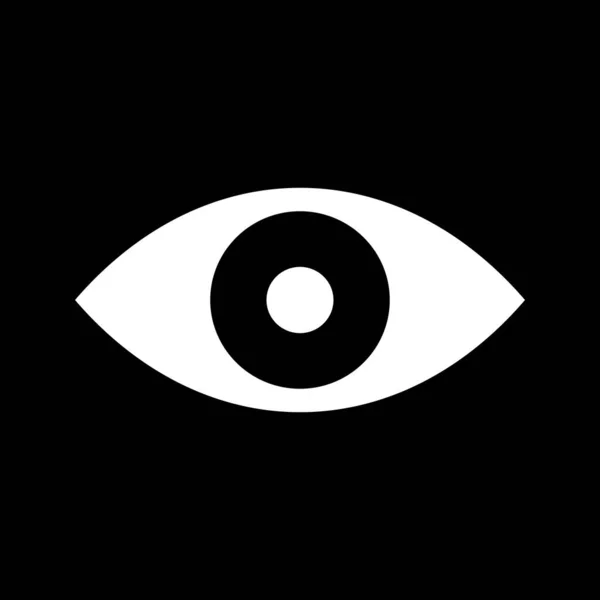 Icono Del Ojo Vectorial Para Proyecto — Archivo Imágenes Vectoriales