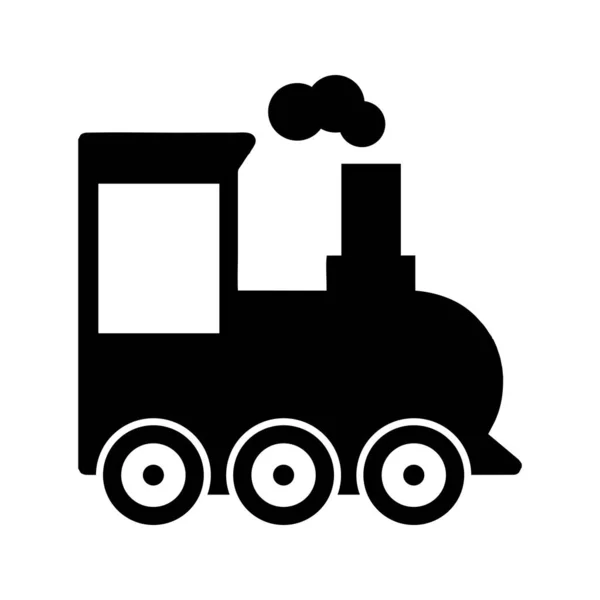 Vector Train Icon Illustration — 스톡 벡터