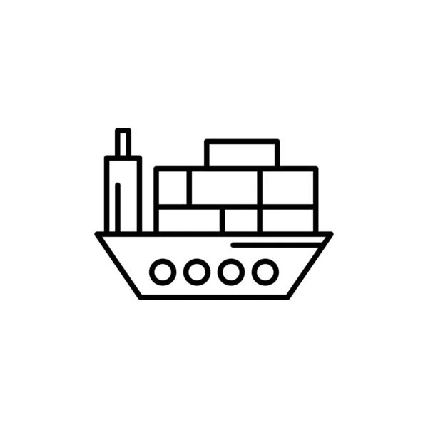 Icono Nave Para Proyecto — Vector de stock