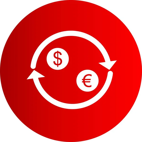 Vector Icono Transferencia Dinero Para Proyecto — Vector de stock