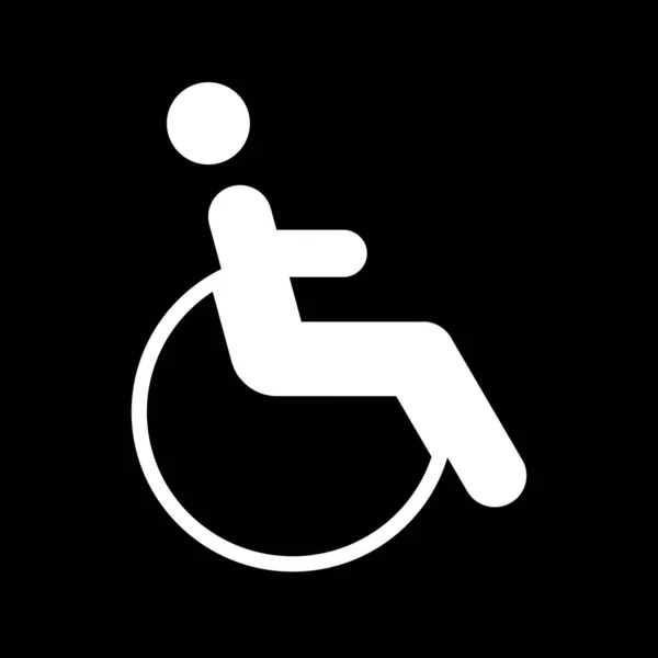 Icono Handicap Vectorial Para Proyecto — Archivo Imágenes Vectoriales