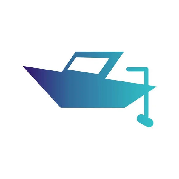Значок Векторной Лодки Вашего Проекта — стоковый вектор