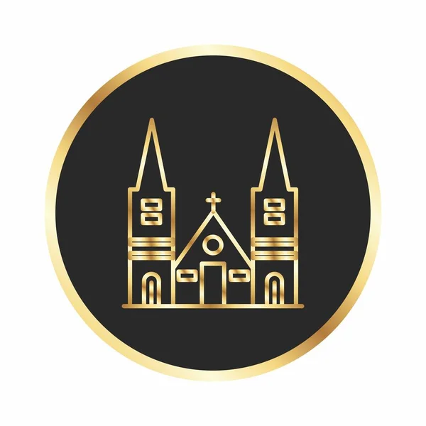 Ікона Церкви Вашого Проекту — стоковий вектор