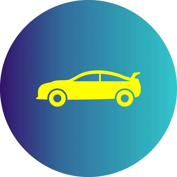 Vector Car Icon Your Project — Stock Vector