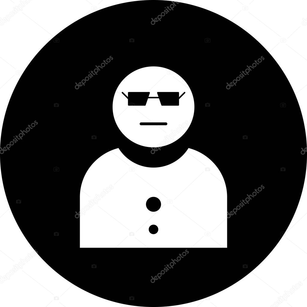 Vector person icon for your project