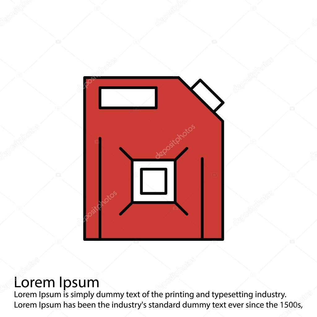 vector illustration of a box icon