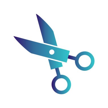 Projeniz için vektör makas simgesi