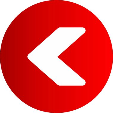 Projeniz için sol yön ok simgesi