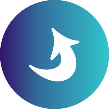 Web tasarımı için sol yön ok simgesi