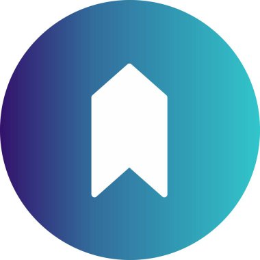  Web tasarımı için yukarı yönlü ok simgesi