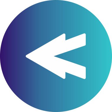 Projeniz için sol yön ok simgesi