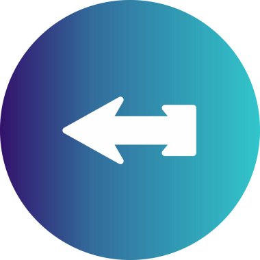 Projeniz için sol yön ok simgesi