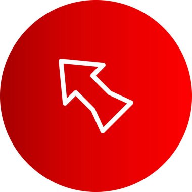 Web tasarımı için sol yön ok simgesi