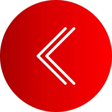 Web tasarımı için sol yön ok simgesi