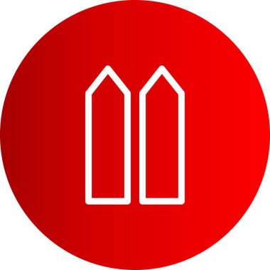  Web tasarımı için yukarı yönlü ok simgesi