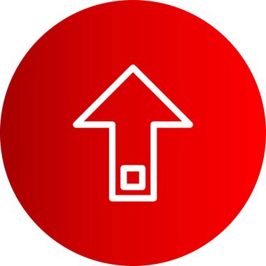  Web tasarımı için yukarı yönlü ok simgesi