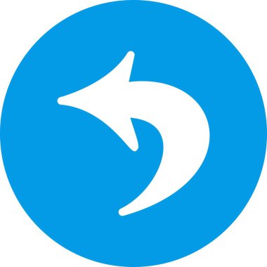 Web tasarımı için sol yön ok simgesi