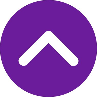  Web tasarımı için yukarı yönlü ok simgesi