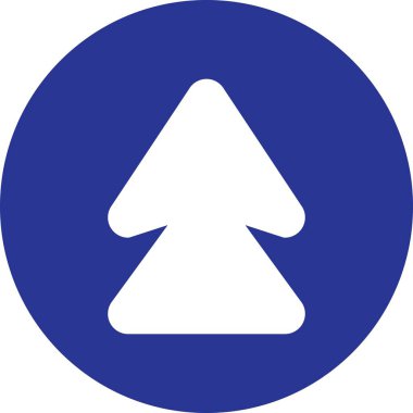  Web tasarımı için yukarı yönlü ok simgesi