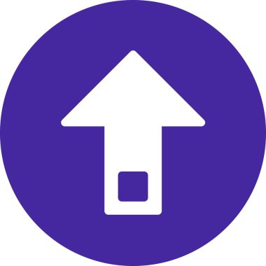  Web tasarımı için yukarı yönlü ok simgesi